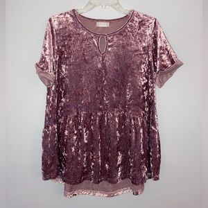 Altar’d State velvet top, size M